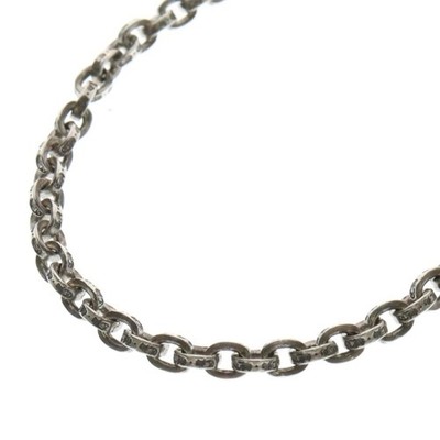 アクセサリー CH paper chain necklace 48cm Chrome Hearts CH Paper Chain Necklace in Sterling Silver