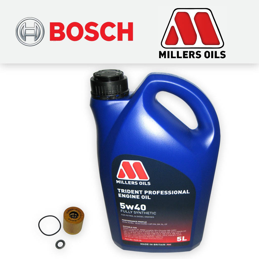 SERVICE KIT for CITROEN C3 1.6 16V PETROL OIL FILTER 5w40 OIL (2004-2010)