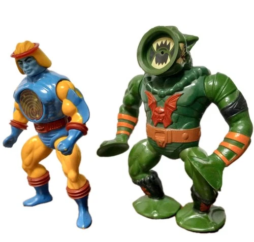 Vtg Leech + Sy-Klone MOTU He-Man Action Figure Lot