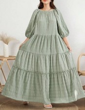 Maxi abito estivo bambina come nuovo stampa taglia 15 anni nuovo