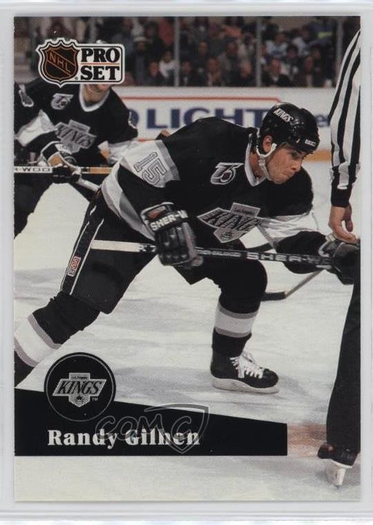 1991-92 Pro Set French Randy Gilhen #403 10ou