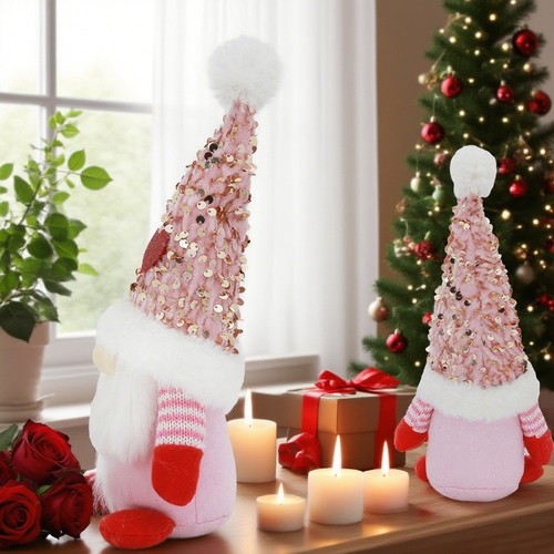 Valentine Gnome Plush Doll for Mr and Mrs Handmade Romantic Atmosphere - Picture 5 of 23