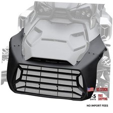 Combined Front Fascia for Can Am Ryker 600 900, Black Front Brush Guard Bumper