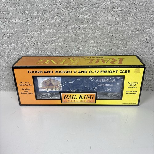 MTH RailKing Pittsburgh Navidad Box Car 30-74090 vagón de tren calibre O | Zustand: New