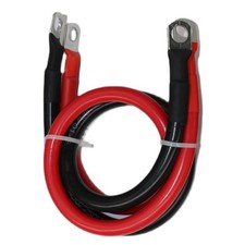 Battery Cables 2 Gauge Power Inverter Wire 2 AWG1 ft Pure Copper Cable with 3...