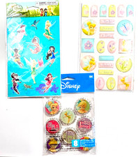 Tinkerbell Disney Stickers Scrapbooking Card Making Embellishment 3 packs