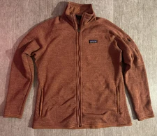 Patagonia Women’s Better Sweater Full Zip Jacket Burnish Orange size XL