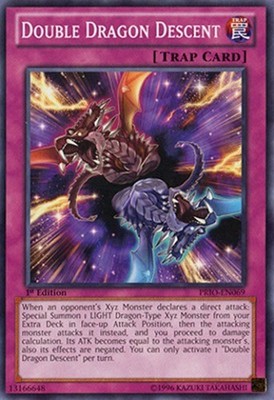 Double Dragon Descent - PRIO-EN069 - Common - 1st Edition - Damaged