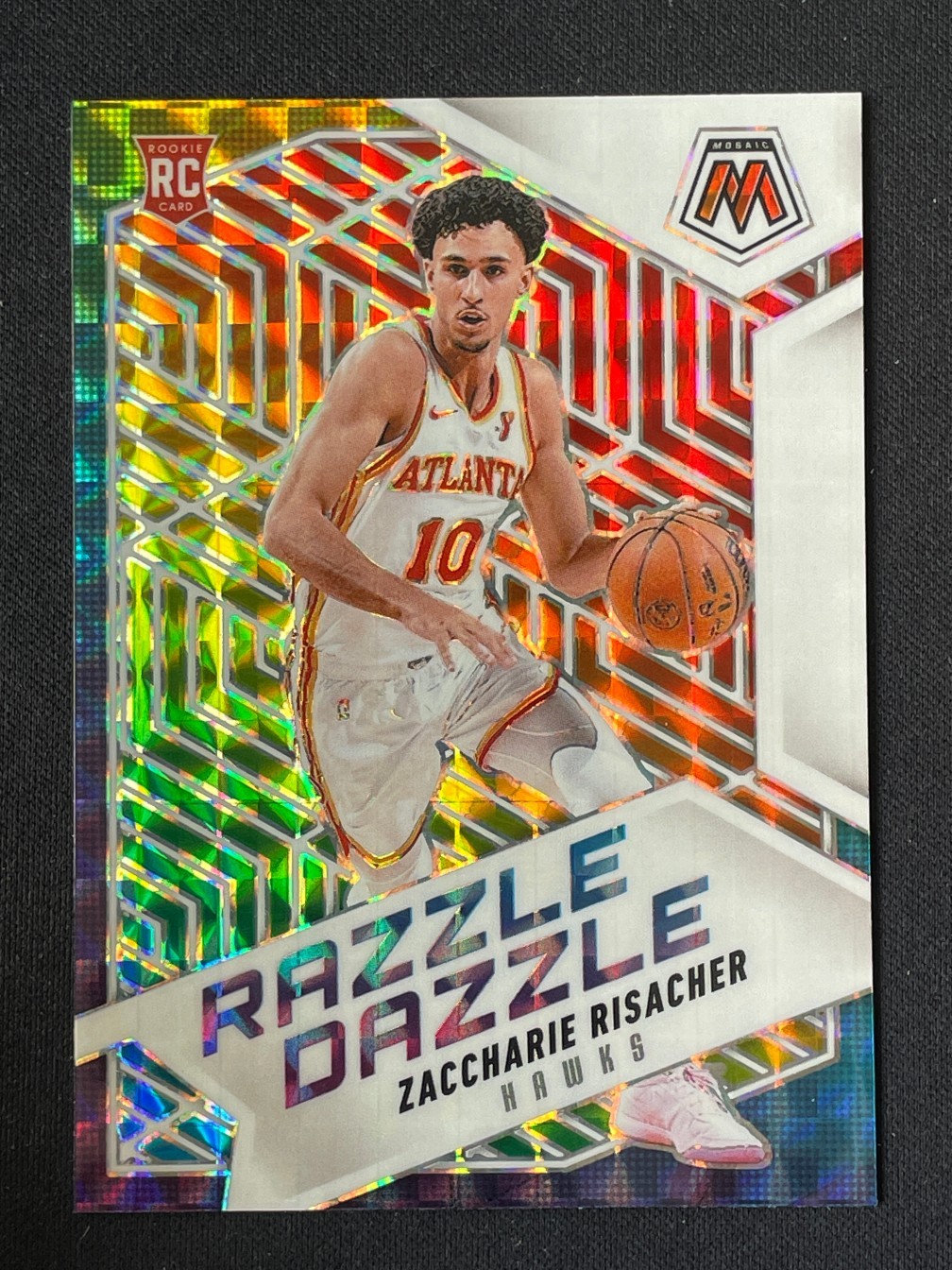 Zaccharie Risacher 2024-25 Panini Mosaic RC Razzle Dazzle #6
