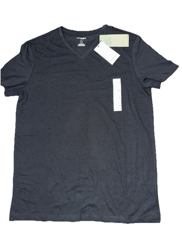 NWT Goodfellow Men's V-Neck T-Shirt Black Size Medium, Every Wear Collection