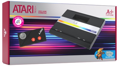 Official Atari 7800+ Console & Wireless Controller - HDMI Output