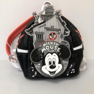 Loungefly Mini Backpack  Black Mickey Mouse Club Disney 100 Anniversary Entertainment Earth Spotlight: D100 MMC Loungefly Mini Backpack main image 3