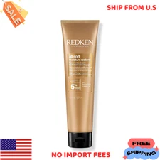 Redken All Soft Moisture Restore Leave-In Treatment with Hyaluronic Acid 5.1 oz