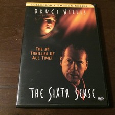 The Sixth Sense DVD 1999 Collector's Edition Bruce Willis Haley Joel Osment