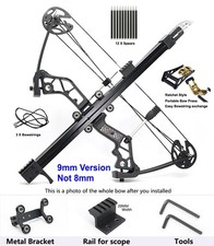 Metal Repeating Compound Bow 60LB Auto Load 40 Ball Target Hobby Toy