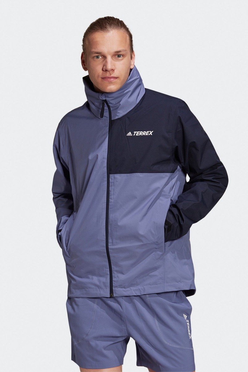 MAN UNITED ADIDAS TERREX 2021/2022 TRAINING FOOTBALL RAIN JACKET