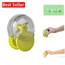 Handheld Garlic Mincer with Stainless Steel Blades - Easy to Use & Clean