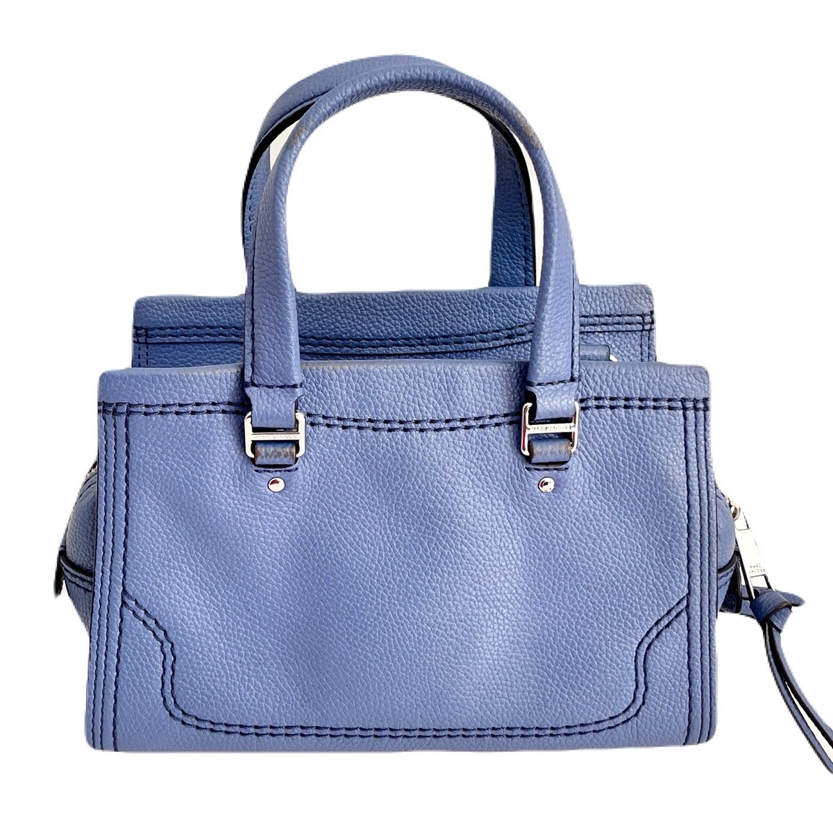 Marc Jacobs Cornflower Blue Leather ‘Mini Cruiser’ Crossbody Satchel SAMPLE View 6