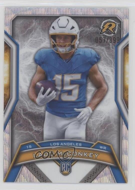 2024 Topps Resurgence Rookies Surge Refractor /399 Ladd McConkey #154 Rookie RC