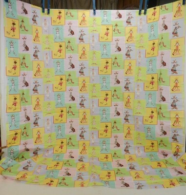 Cartoon Stick Princess Patchwork Fabric 52'' x 44''