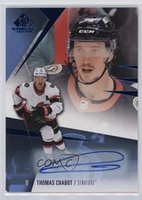 2023-24 Upper Deck SP Game Used Auto Thomas Chabot #82 Auto 1kx2