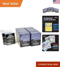 Superior 200-Count Card Toploader & Sleeve Combo for Baseball & Pokémon Cards