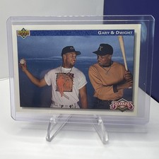 1992 Upper Deck Bloodlines Gary Sheffield / Dwight Gooden #84 Brewers NY Mets