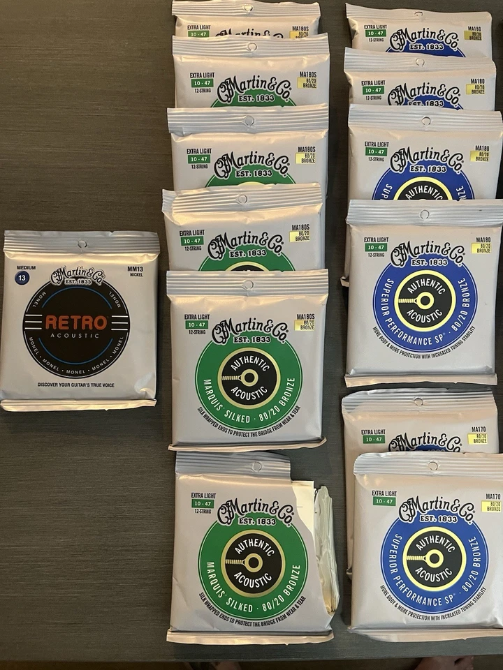 Martin Auténtico Guitarra Acústica Lote 35 Paquetes NUEVO LEER DETALLES Foto 3 de 3