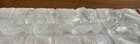 4 Horse VTG Glass Horse Figurines  Clear Rearing Up Small Art Deco C circle mark — photo 3