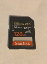 SanDisk Extreme Pro 128GB SD Class 10 SDXC Memory Card 95mb/s