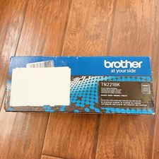 Brother TN221BK Black Toner Cartridge TN-221BK OEM, Sealed Box