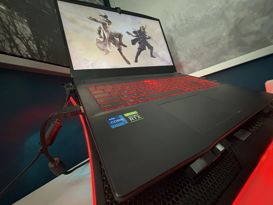 MSI Katana GF66 15.6 Gaming Laptop - Intel Core I7-11800H RTX 3060 512GB 16GB - Image 2 of 4