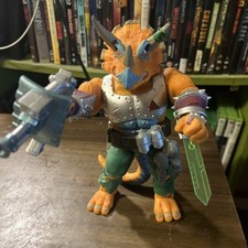 Super7 TMNT ULTIMATES Triceraton 8 Inch Action Figure with Accessories Unboxed