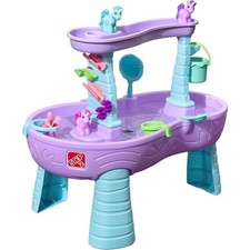 Rain Showers and Unicorns Water Table for Kids Toddler Outdoor Sensory Play