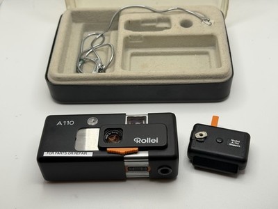 ROLLEI A110 SUBMINIATURE CAMERA With Box FOR PARTS | eBay