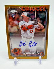 2024 Topps Chrome HESTON KJERSTAD RC AUTO TRUE GOLD REFRACTOR /50 #RA-HK