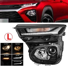 Fit 2021-2024 Chevy Trailblazer DRL LED &Halogen Projector Headlight Driver side