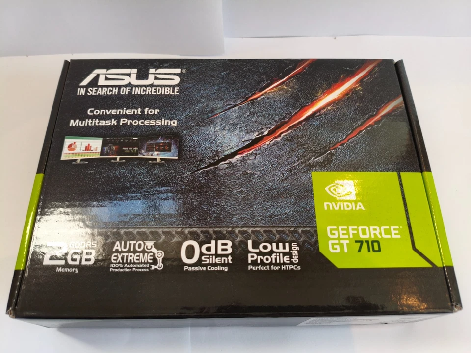 ASUS GeForce GT710 2GB GDDR5 PCIe Video Graphics Card GT710-SL-2GD5 BRAND NEW - Image 2 of 4