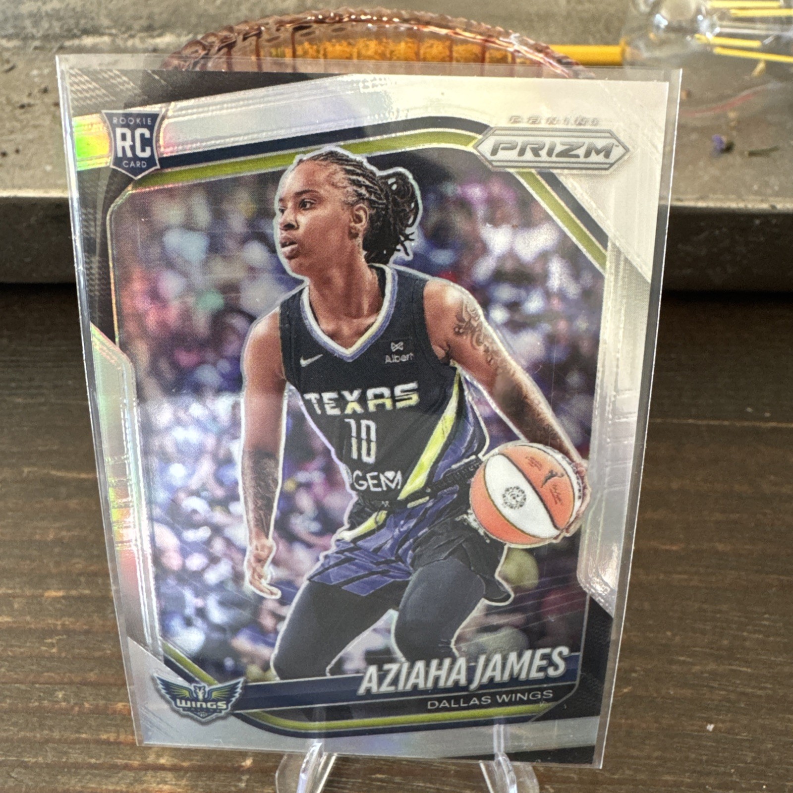 Aziaha James Rookie RC 2025 Panini Prizm WNBA Basketball Card #83 Dallas Wings