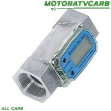 ALL-CARB 1PC 1.5inch Digital Turbine Flow Meter, 10.5-74 GPM with LCD Display
