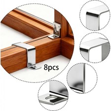 8Pcs Square Tube Strap Clamp Sturdy High Performance Replacement U Shaped