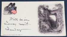 Natural Bridge, VA Postcard 1905 - Arthur Livingston