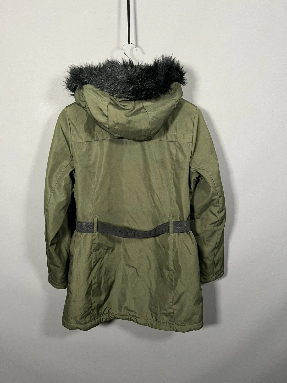 Parka trapuntato MICHAEL KORS Taglia Media Verde Ottime condizioni Donna