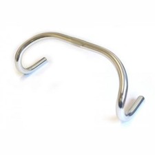 Polished Alloy Drop Handlebars Single Speed Urban Fixie Retro 420mm x 25.4mm