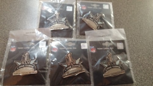 NFL SUPER BOWL PIN XLV PACKERS VS STEELERS AUTENTICO - Foto 6 di 6