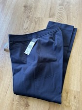 Chaps Womens Navy Pants Sz 10 PS Slimming Stretch Fit NEW