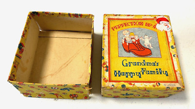 Vintage Perfection Brand Grandma's Happy Family Original Box Only, Japan