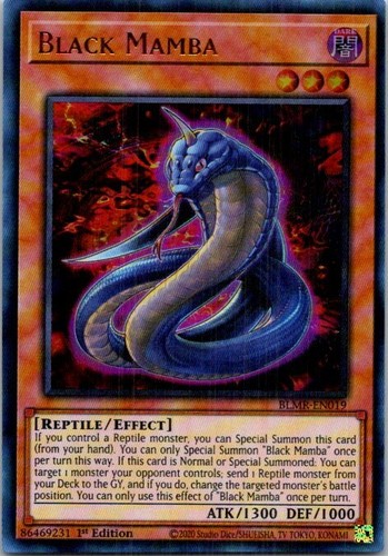 Black Mamba BLMR-EN019 Yugioh Near Mint or Better 1st Edition