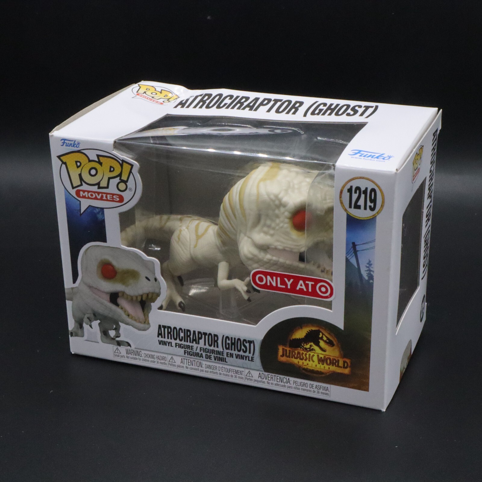 Funko Pop! Jurassic World Dominion: Atrociraptor Ghost #1219 - Target Exclusive