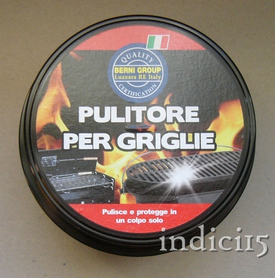 indici15 12pz Pulitore Sciogli Grasso Griglie Barbecue Padelle 400 g. bernigroup
